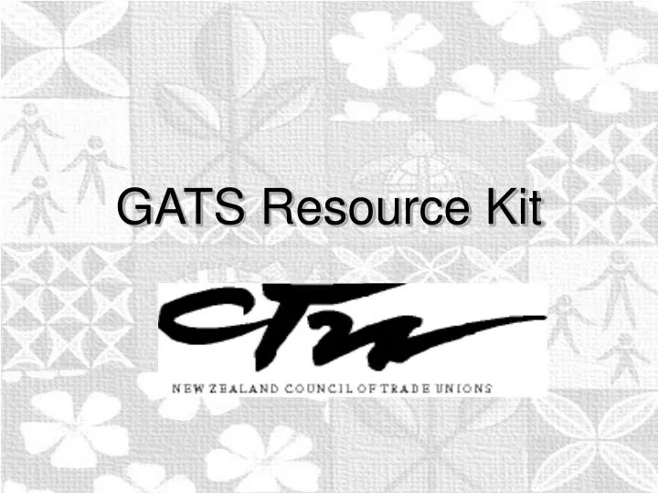 gats resource kit
