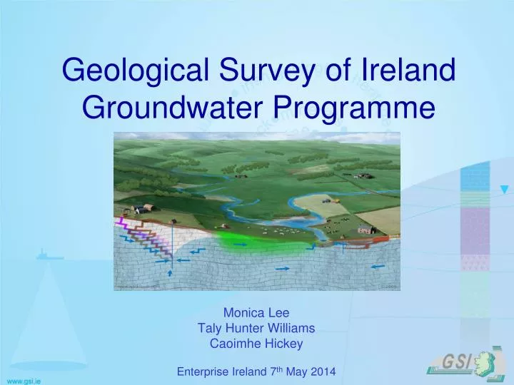 geological survey of ireland groundwater programme