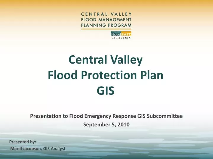central valley flood protection plan gis