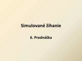 simulovan hanie