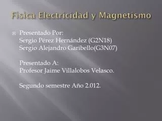 f sica electricidad y magnetismo