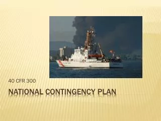 National Contingency plan