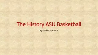 The History ASU Basketball