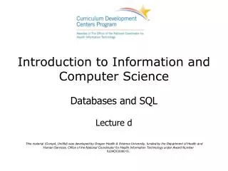 Introduction to Information and Computer Science