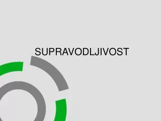 supravodljivost