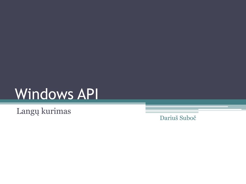PPT - Windows API PowerPoint Presentation, free download - ID:4472078