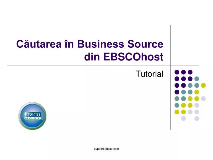 c utarea n business source din ebscohost