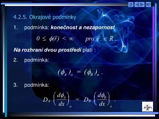 4 2 5 okrajov podm nky