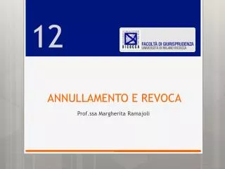 annullamento e revoca