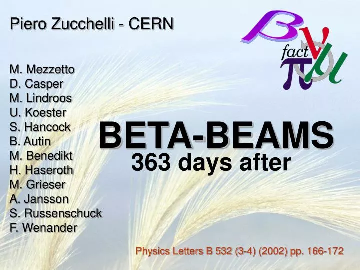 beta beams