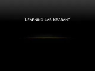 learning lab brabant