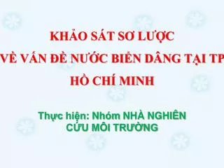 kh o s t s l c v v n n c bi n d ng t i tp h ch minh