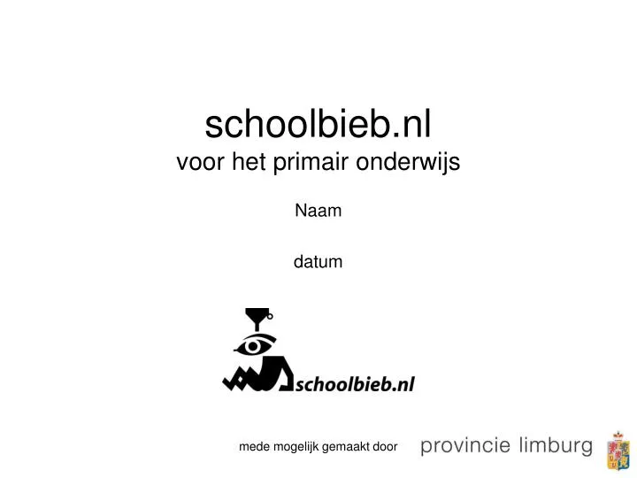 schoolbieb nl voor het primair onderwijs