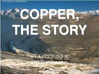 COPPER, THE STORY