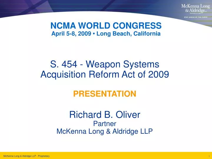 ncma world congress april 5 8 2009 l ong beach california