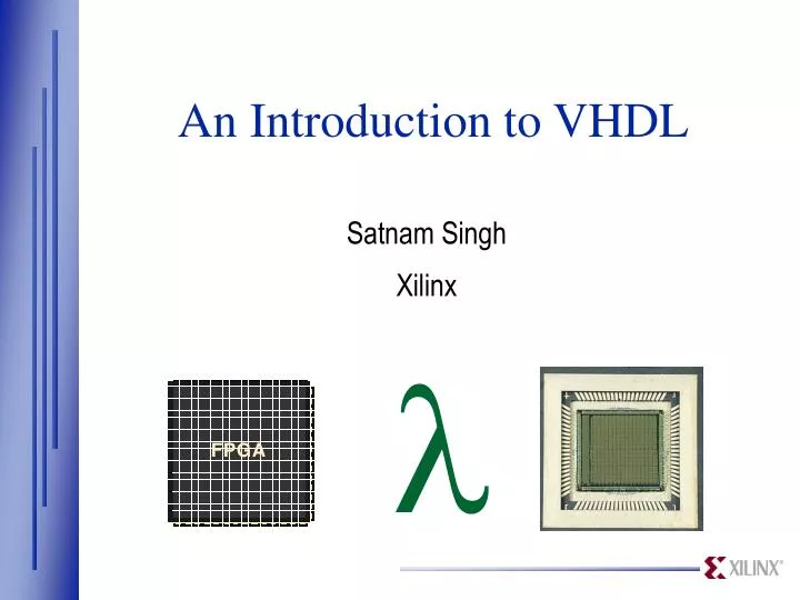 an introduction to vhdl