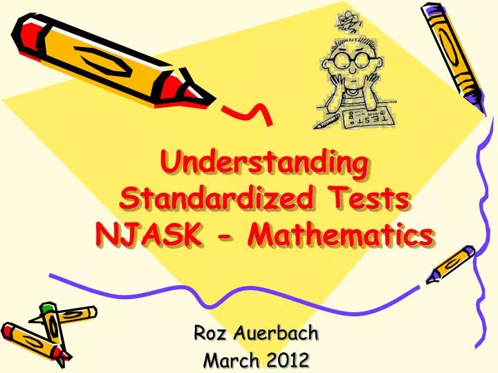 understanding standardized tests njask mathematics