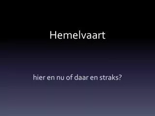 hemelvaart
