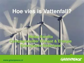hoe vies is vattenfall