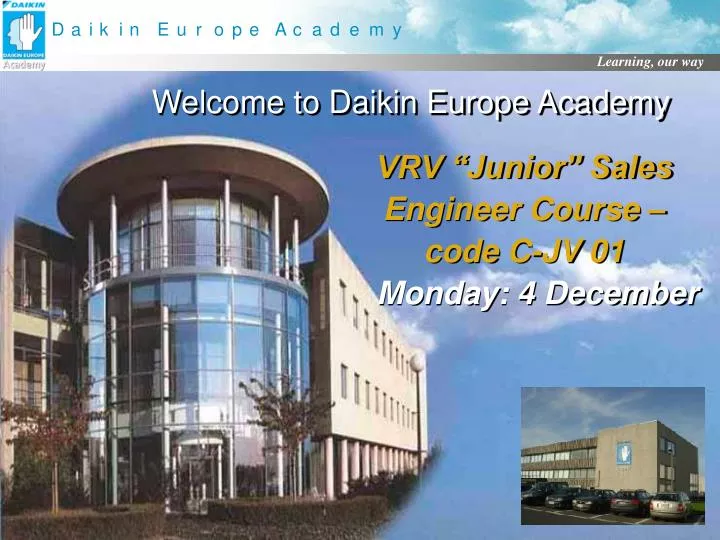 welcome to daikin europe academy