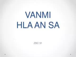 vanmi hla an sa