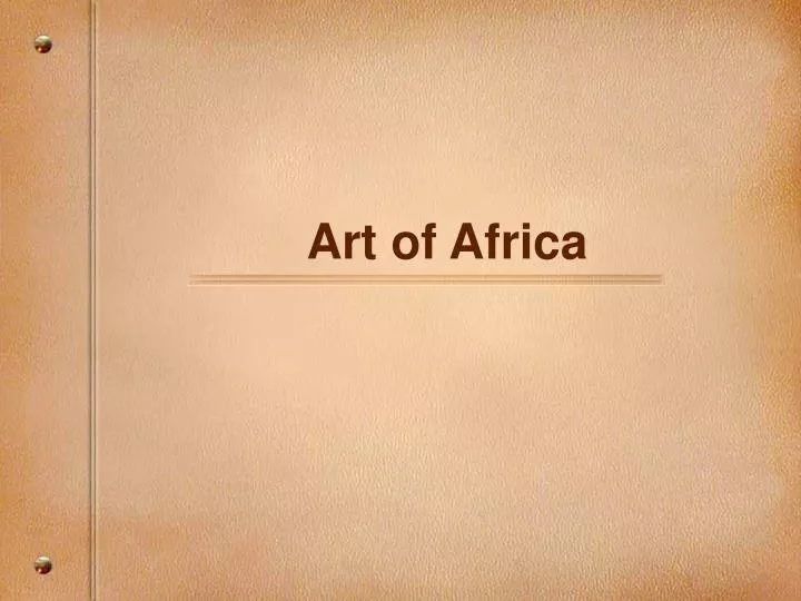 art of africa