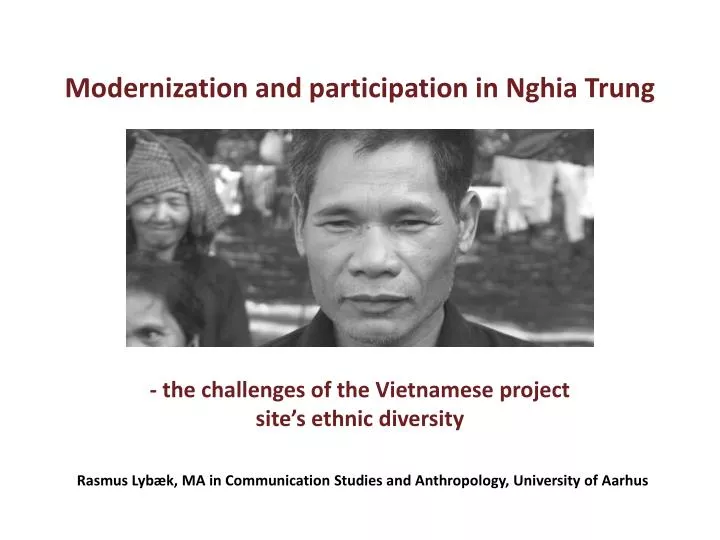modernization and participation in nghia trung