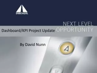 Dashboard/KPI Project Update