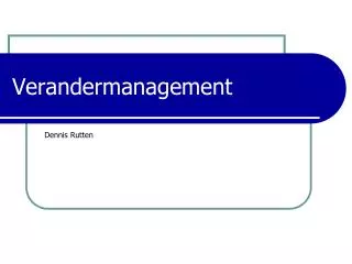 verandermanagement