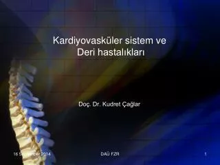 kardiyovask ler sistem ve deri hastal klar