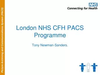 London NHS CFH PACS Programme