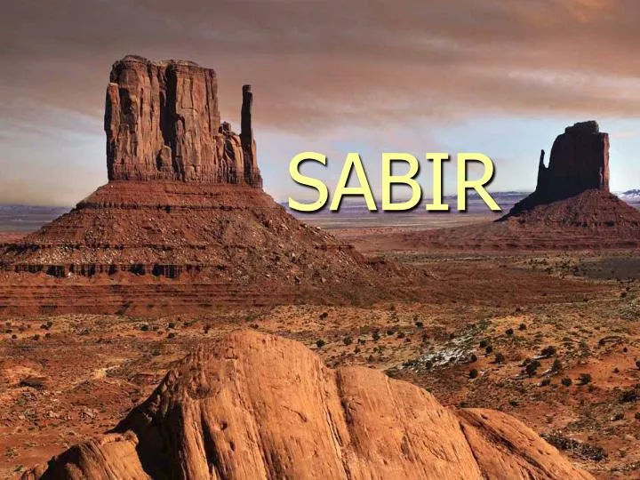 PPT SABIR PowerPoint Presentation Free Download ID 4473253