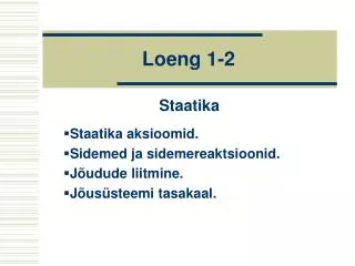 loeng 1 2