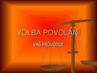 volba povol n