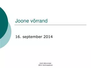 joone v rrand