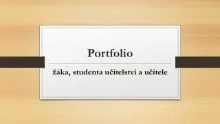 portfolio