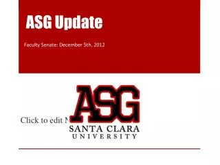 ASG Update