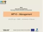 Comprehensive Management Framework for the GaLA Consortium at the University of Genoa - slide 1
