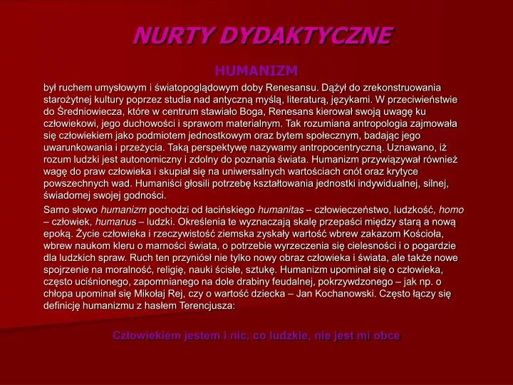 nurty dydaktyczne