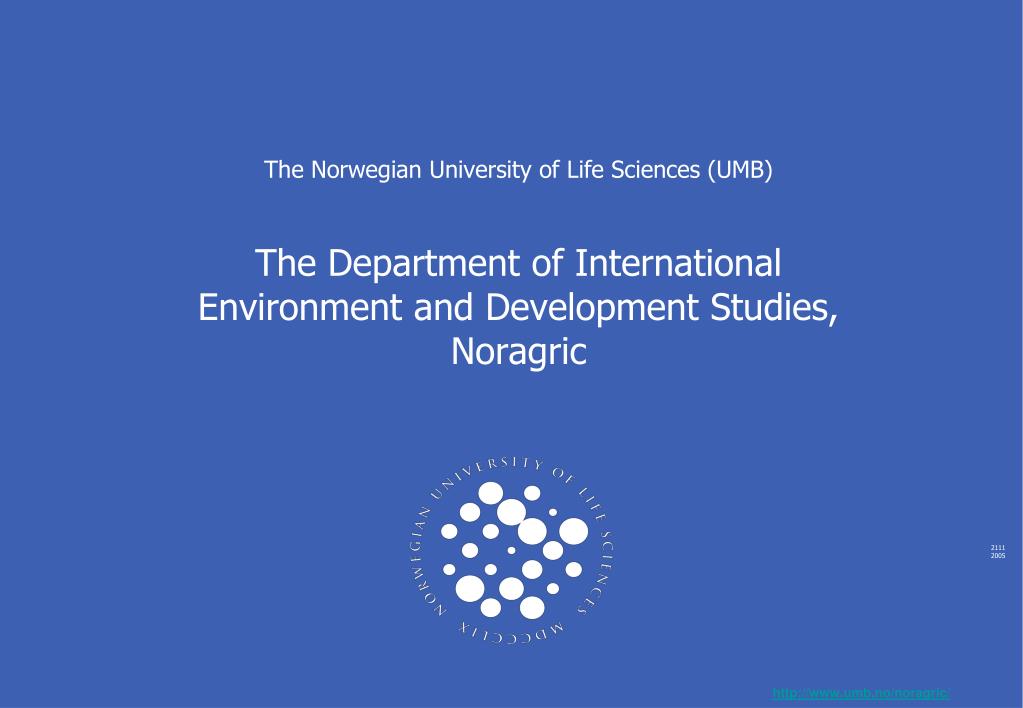 The Norwegian University of Life Sciences (UMB) - slide 1