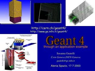 http cern ch geant4 http www ge infn it geant4