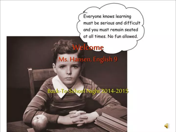welcome ms hansen english 9