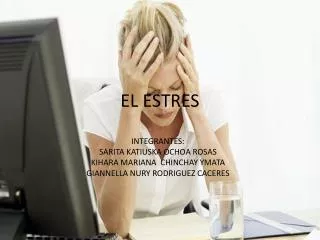 el estres