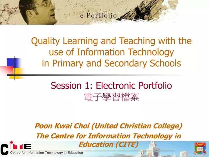 poon kwai choi united christian college the centre for information technology in education cite