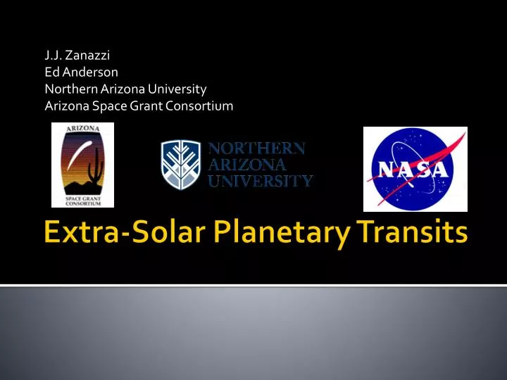 j j zanazzi ed anderson northern arizona university arizona space grant consortium