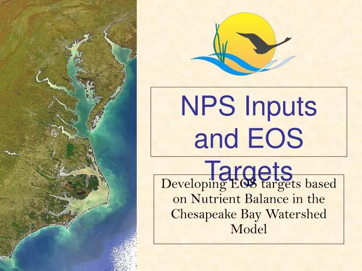 nps inputs and eos targets