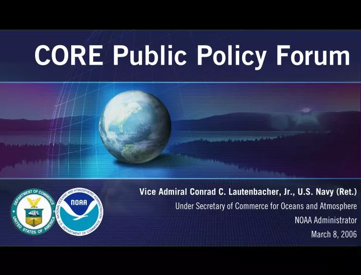 core public policy forum