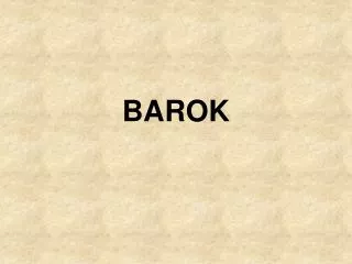 barok
