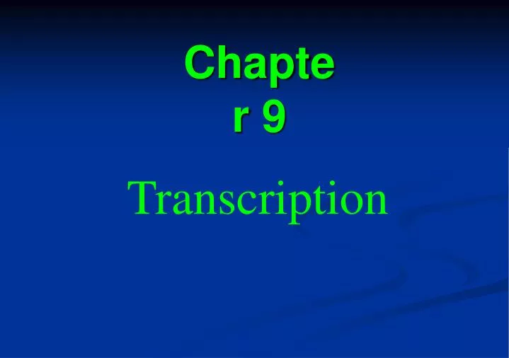 chapter 9