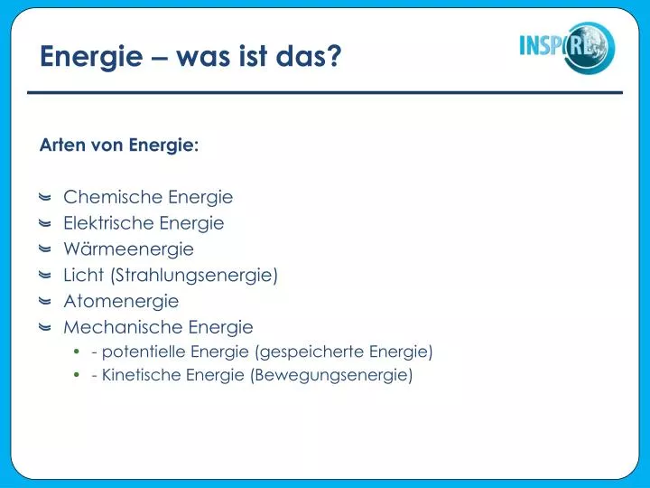 energie was ist das